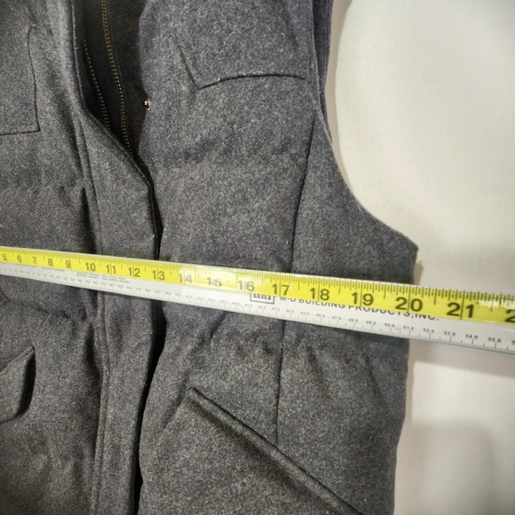 Gap Men's Casual Full Zip Puffer Vest Gray Size L - Picture 5 of 7
